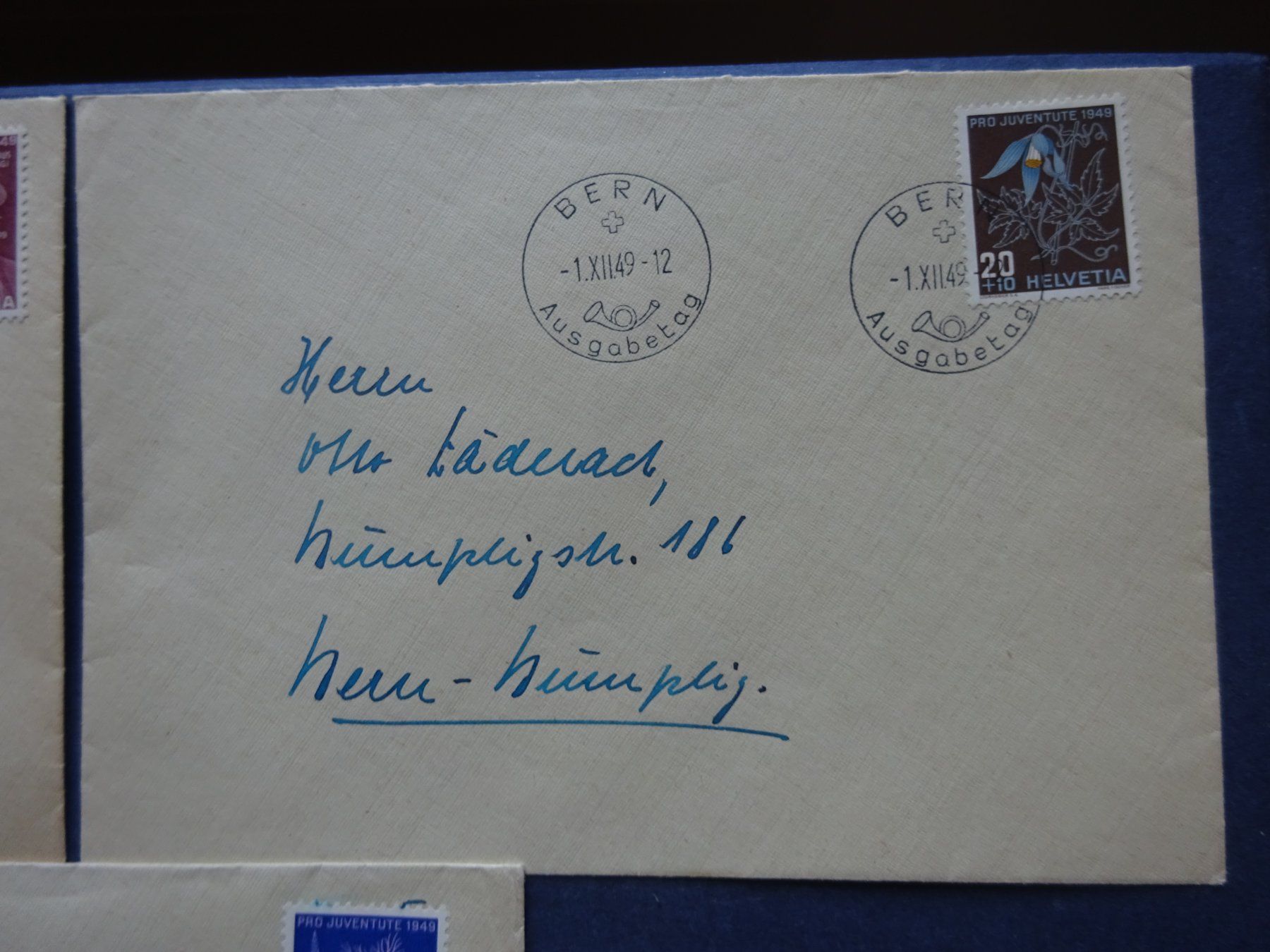 Tutti i francobolli: 1949 Pro Juventute FDC BERN – Usato da Appenzell-Steinegg venduto da adi1975 2