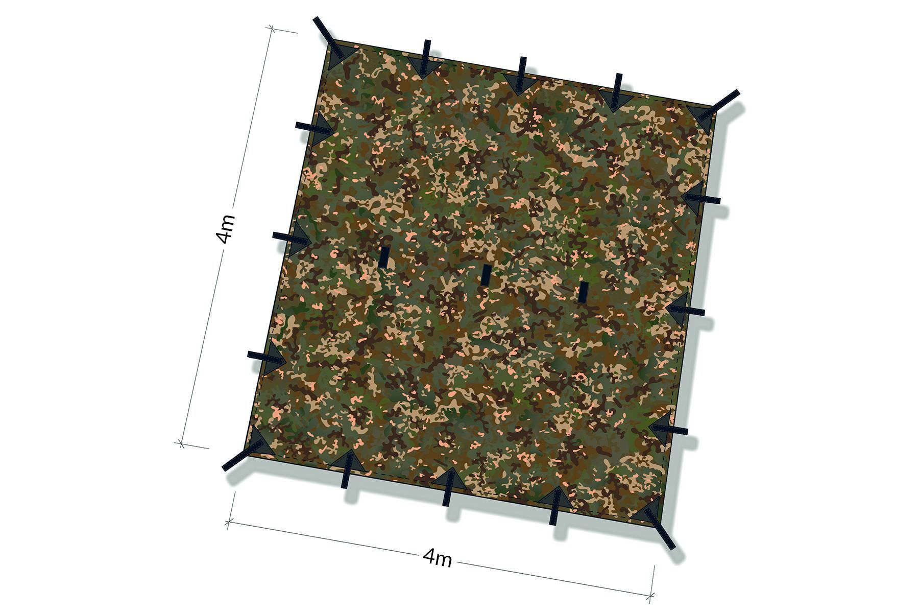 DD Hammocks Sonstiges zu Militär: DD Hammocks Tarp MC 4 x 4 Camouflage – Neu und originalverpackt aus Tulln von HaengemattenShop 1