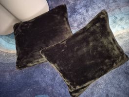 Coussins peluche 50 cm x 50 cm