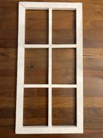 Altes Fensterrahmen-Element, weiss, Shabby Chic, Deko 