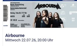 1-2 x Airbourne 22.07 Solothurn AUSVERKAUFT !