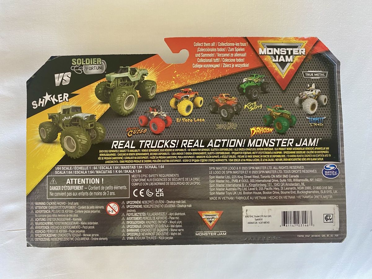 Giocattoli: Monster Jam Shaker vs. Soldier Fortune Series 30 – Nuovo e nell'imballaggio originale da Oberembrach venduto da theZaz 1