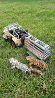 Jeep Schleich wildlife avec remorque 