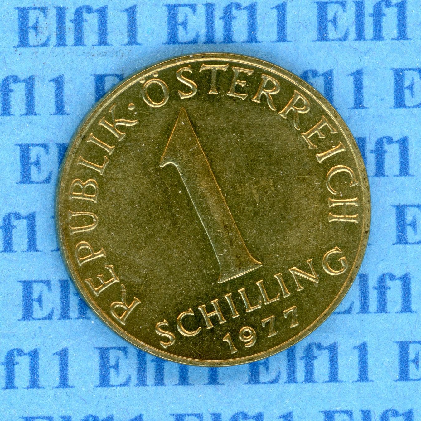 Tutti le monete: ATS___1.00 1977 -unz 1 Schilling – Usato da Widnau venduto da Elf11