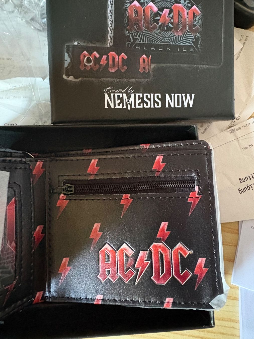 Portafogli: AD/DC brieftasche black ice – Nuovo e nell'imballaggio originale da Herzogenbuchsee venduto da warrior77 5