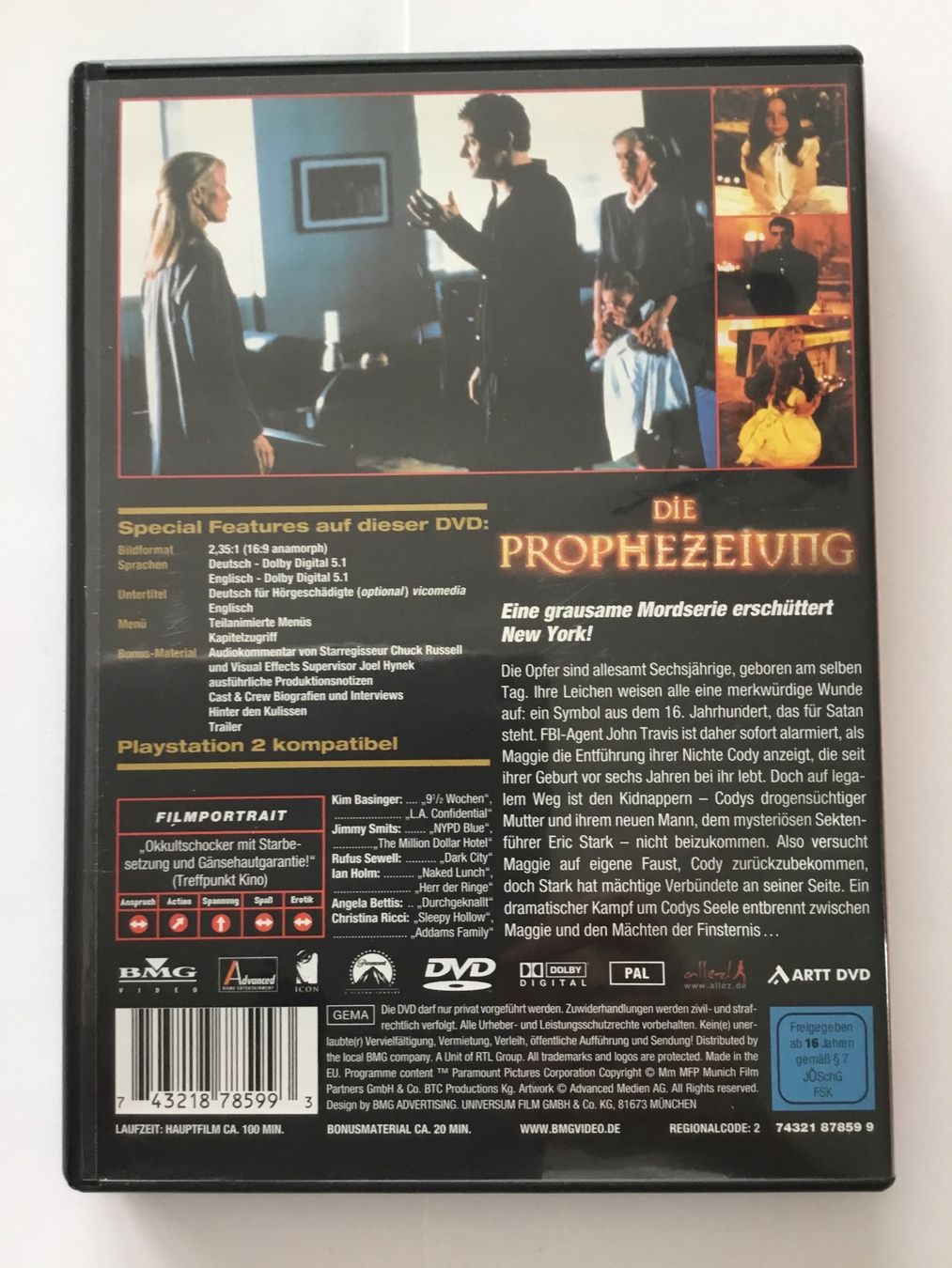 Tutti i DVDs: Die Prophezeiung - Dvd - Neu Wertig – Nuovo (secondo la descrizione) da Blauen venduto da sternchen66 1