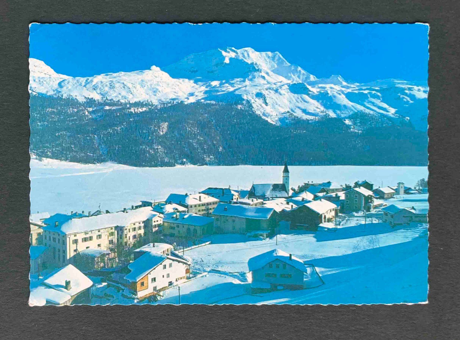 Cartoline postali: AK SILVAPLANA mit Piz Corvatsch – Usato da Goldau venduto da artelier1