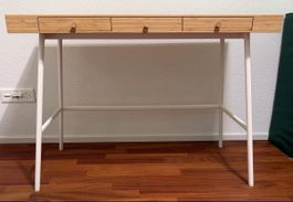 Schreibtisch Bambus von Ikea