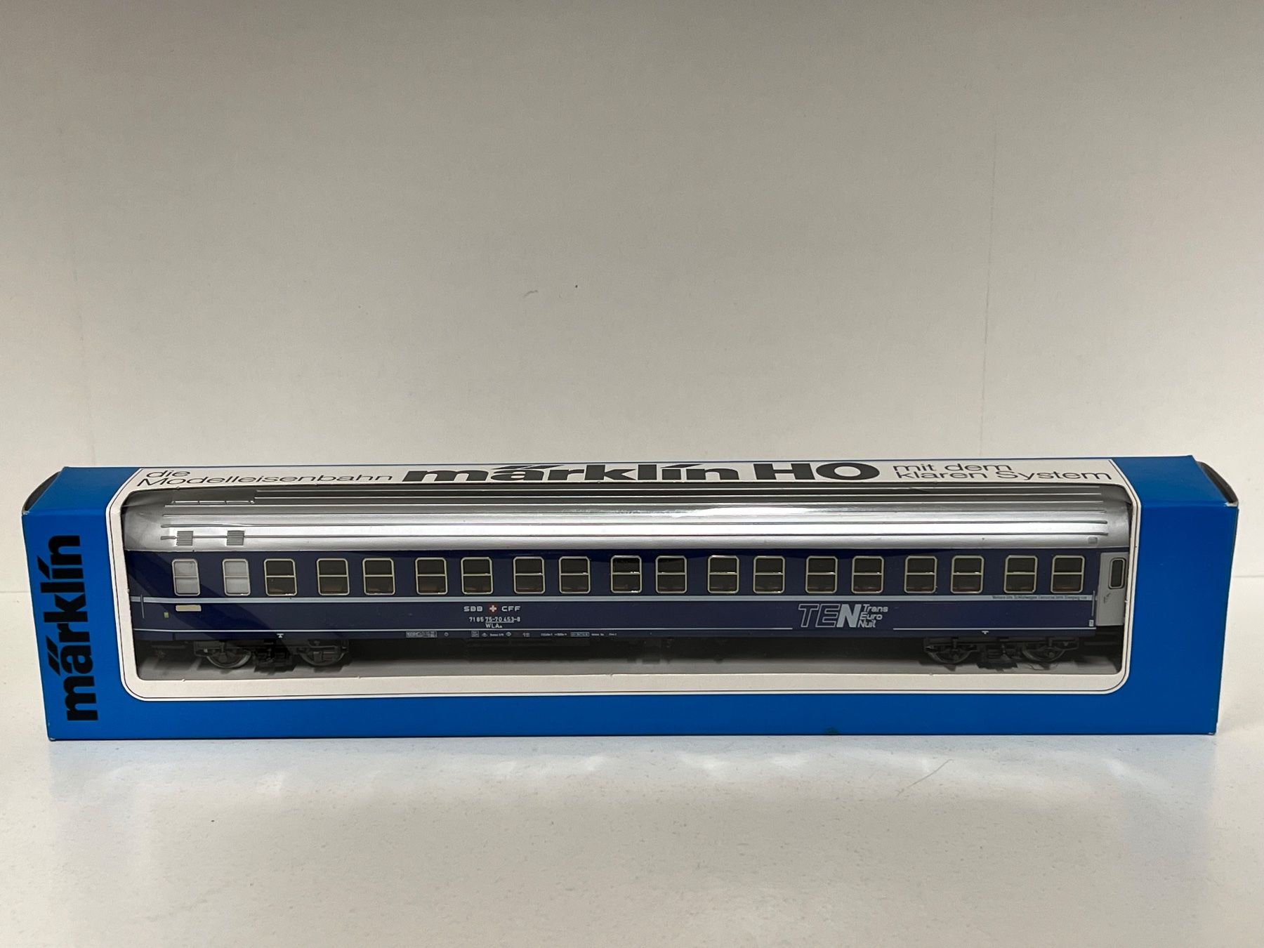 Märklin HO SBB CFF TEN Trans Euro Nacht Wagen (Neu und originalverpackt ...