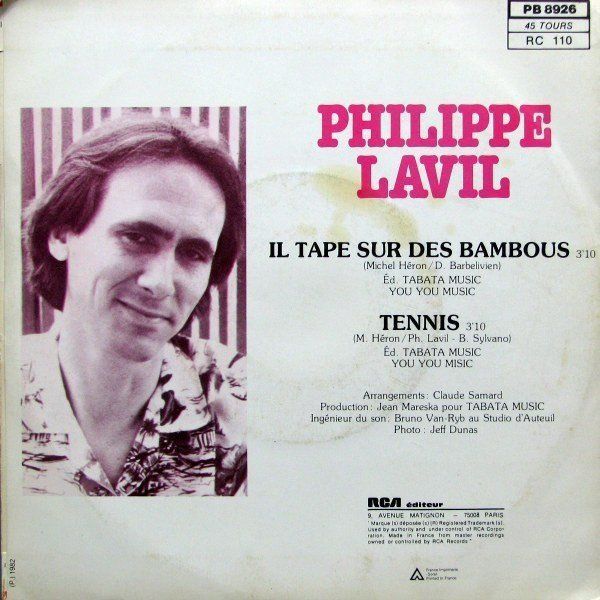 Schallplatten: PHILIPPE LAVIL (45tours/7"/single) Il tape sur des Bambous – Neu (gemäss Beschreibung) aus Zürich von Tarafo5 1