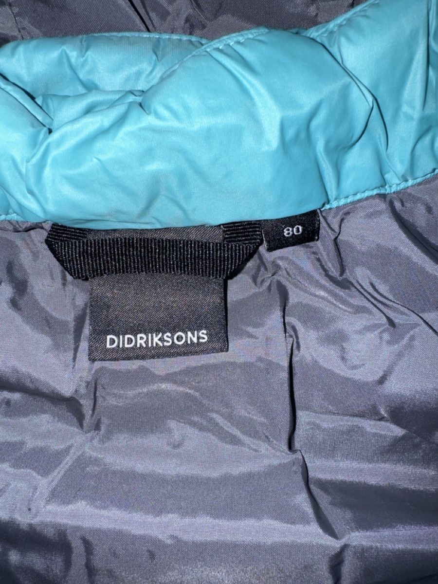 Didriksons Giacche & Cappotti: Didriksons Puffer Jacket Turquoise Size 80 Good Condition – Usato da Bever venduto da tut_tmz9 1