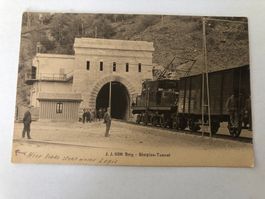 Alte Ansichtskarte J.J. 6390 Brig Simplon-Tunnel