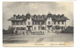 Gruss aus Zollikofen (BE) Molkereischule - Bauern - 1913