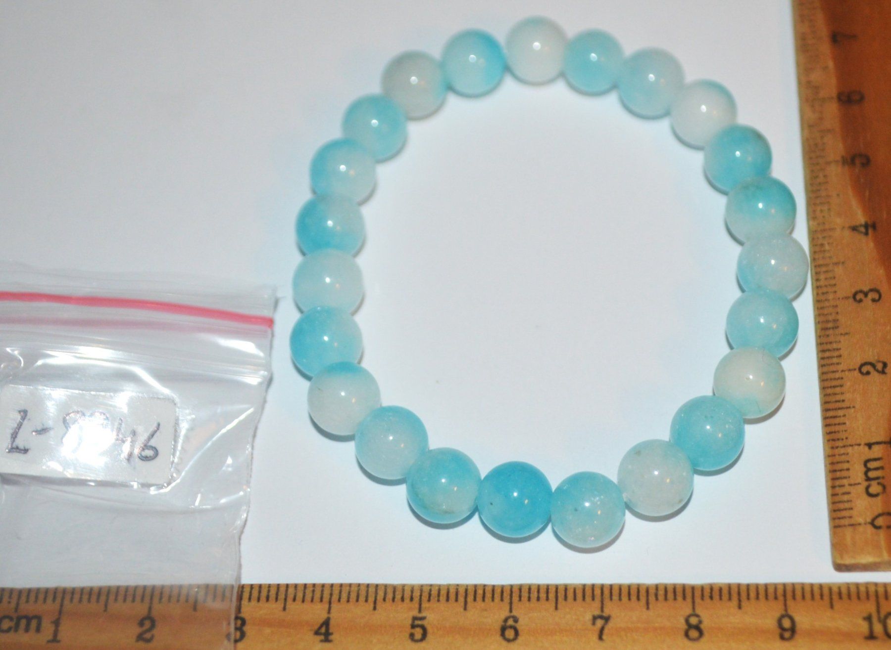 Armbänder & -reifen: Armband L-8946 – Larimar? Elastisch – Neu und originalverpackt aus Goldiwil (Thun) von han_v5b7 7