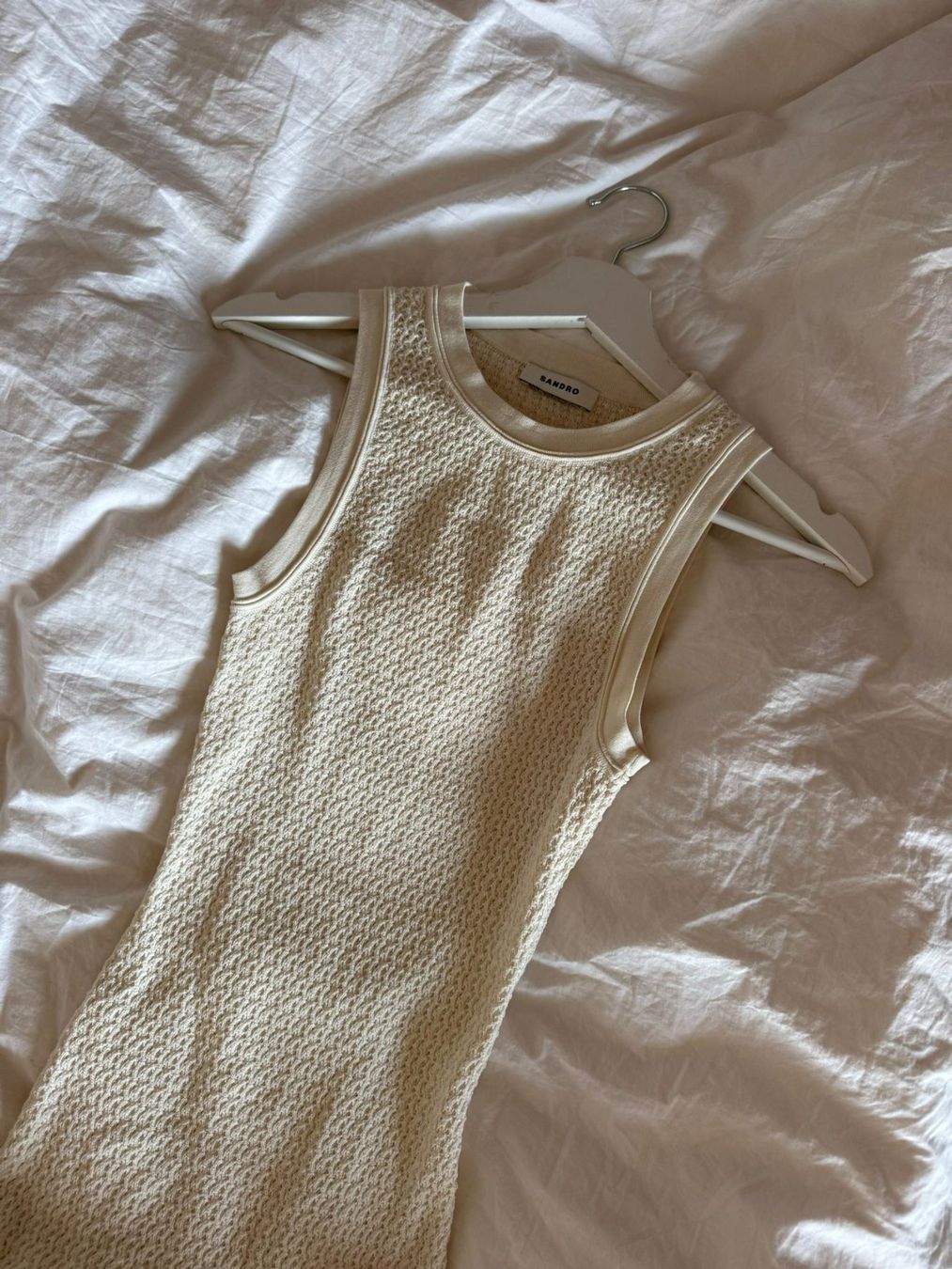 Sandro Vestiti: Sandro Kleid Strick cremefarben Grösse S neuwertig – Usato da Thun venduto da mas_p66x 1