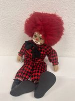 Vintage Sasha Kurspuppe als Musikclown, h 50 cm