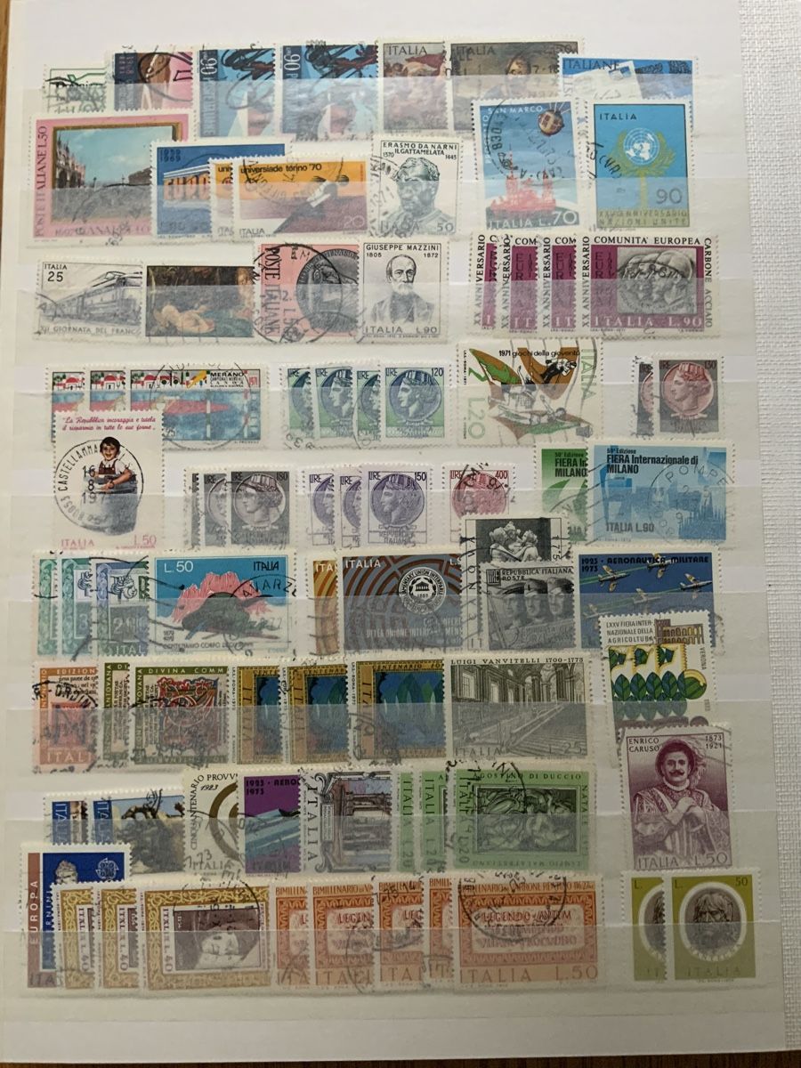 Alle Briefmarken: Briefmarken Sammlung Italien – Gebraucht aus Binningen von chr_cr5n 3