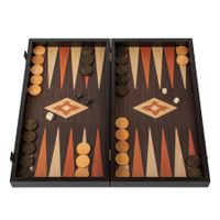 Backgammon en bois de wengé / Design classique ( NEUF )