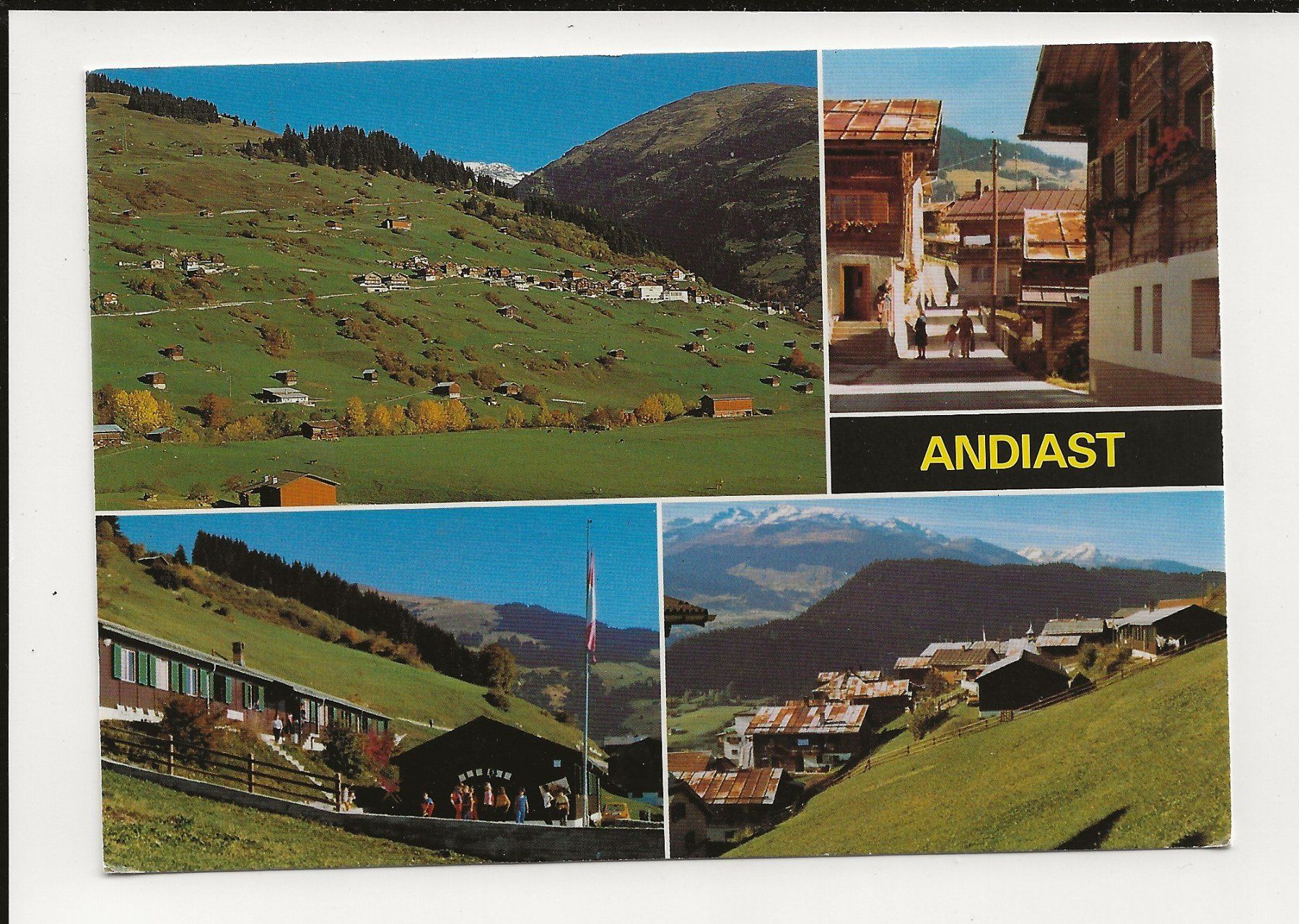 Ansichtskarten: AK 1985 Andiast Surselva GR – Gebraucht aus Greifensee von 315WDO