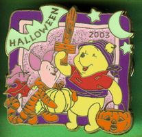 DISNEY  Winnie Pooh & Ferkel  HALLOWEEN 2003