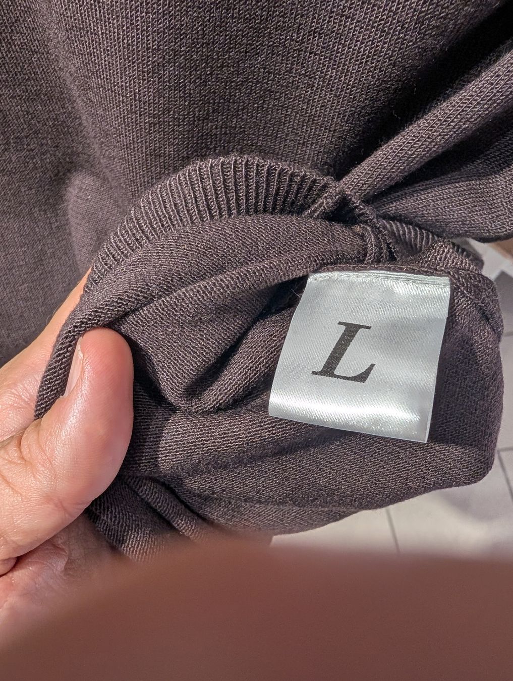 Pullover & Sweatshirts: Strickshirt Kurzarm  Braun  Grösse L  – Neu und originalverpackt aus Bern von DimiBern 2