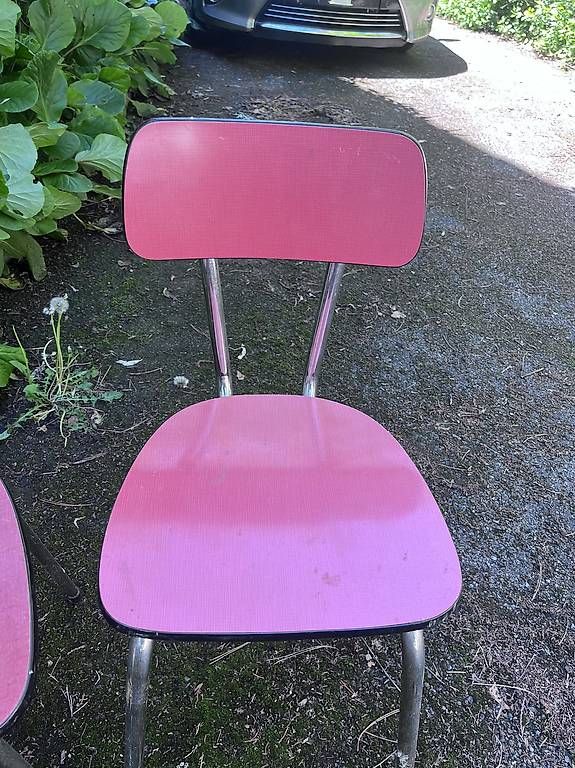 Tavoli: Table et chaises Formica rouge – Usato da chambésy venduto da mattheyv 4