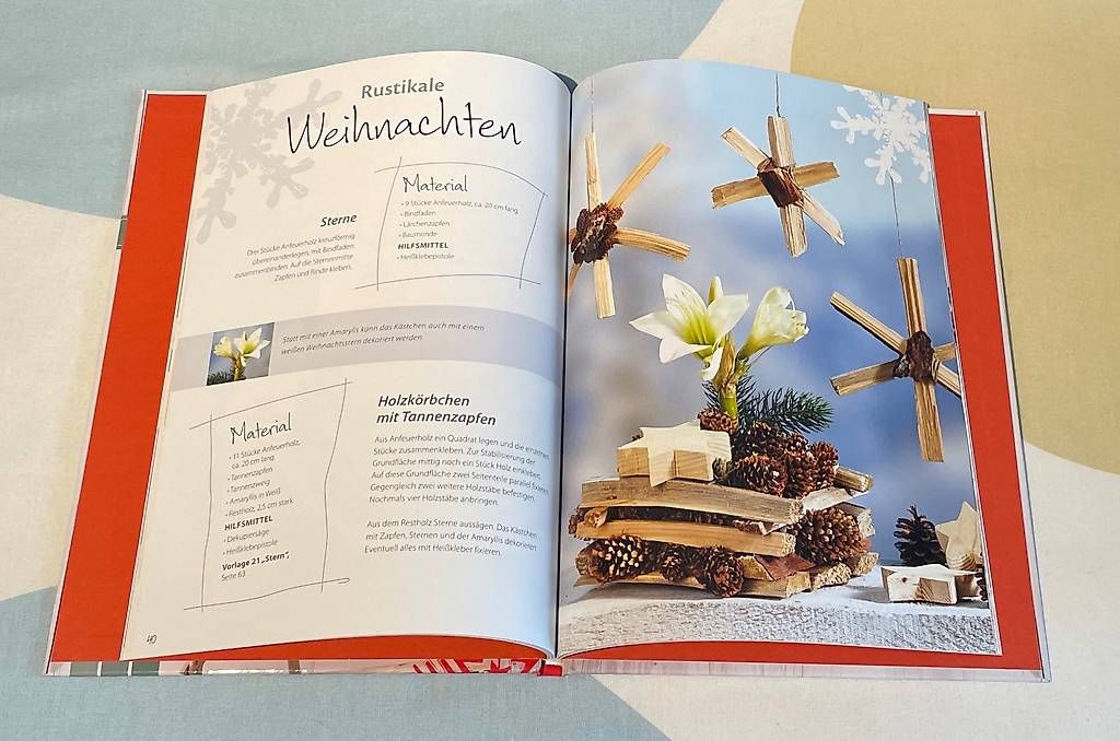 Libri: Bastelbuch "Weihnachtsdeko Natur" – Nuovo (secondo la descrizione) da Schwellbrunn venduto da N_adine-92 2