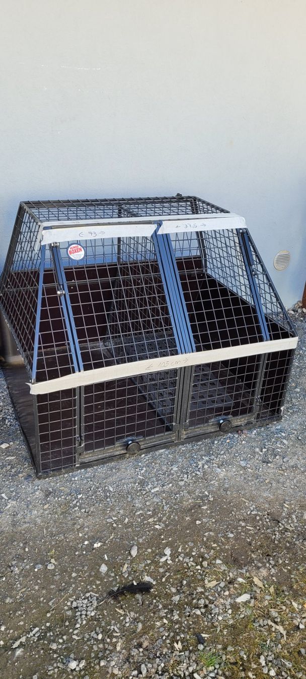 Gabbie, trasporto & Sicurezza: Doppel TransportHundebox – Usato da Wolfenschiessen venduto da 8418 2