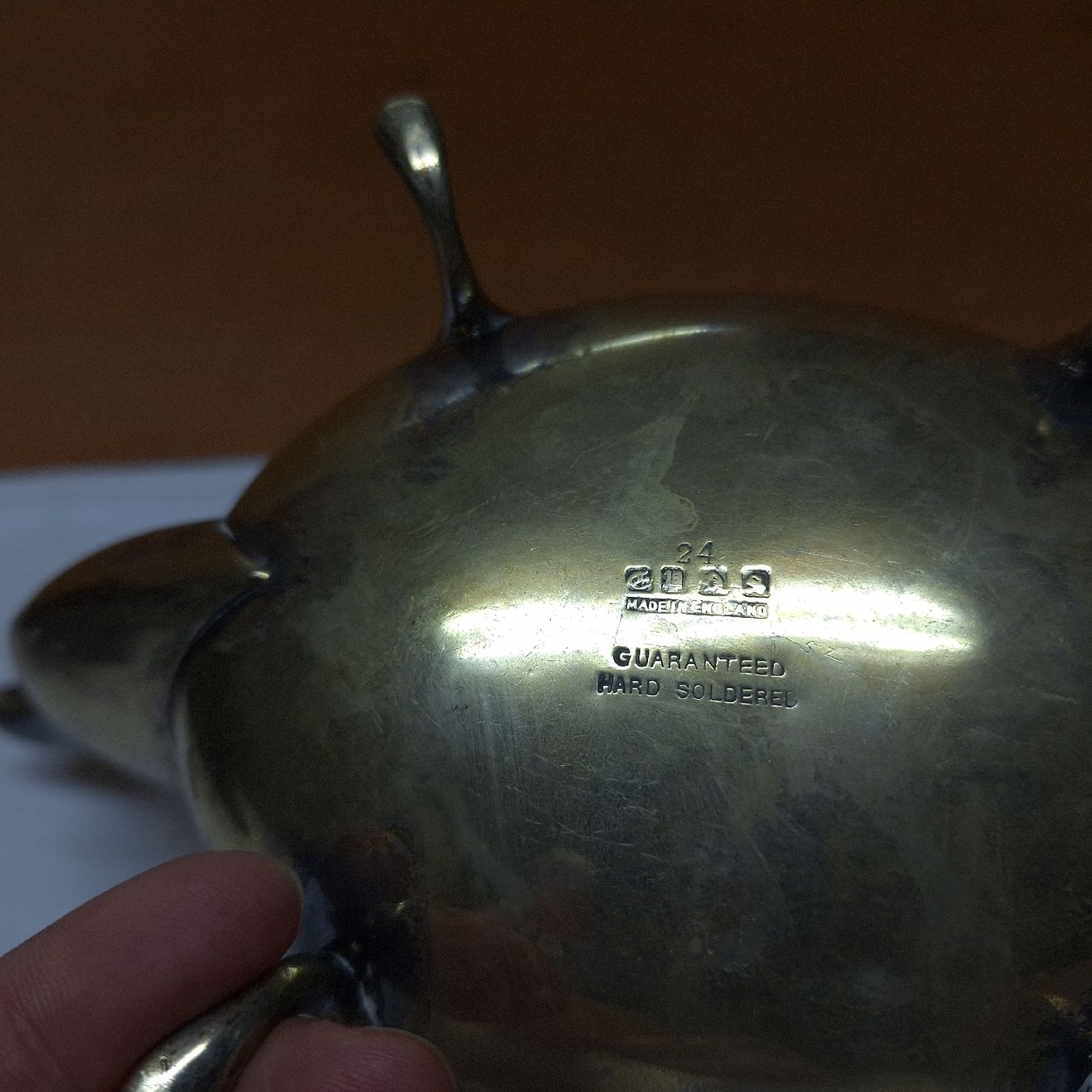 Teekannen: Antike Teekanne, Hard Soldered, England – Gebraucht aus Winterthur von Goldpipau 4