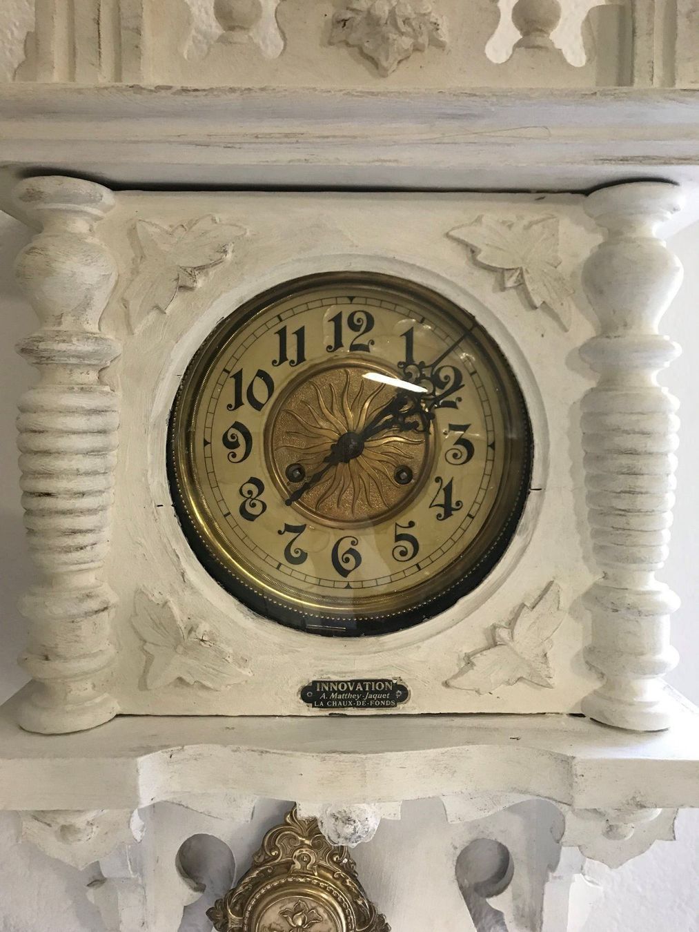 Orologi: Antike Wanduhr Schnitzereien Pferd vinta – Usato da Dottikon venduto da beni1204 1
