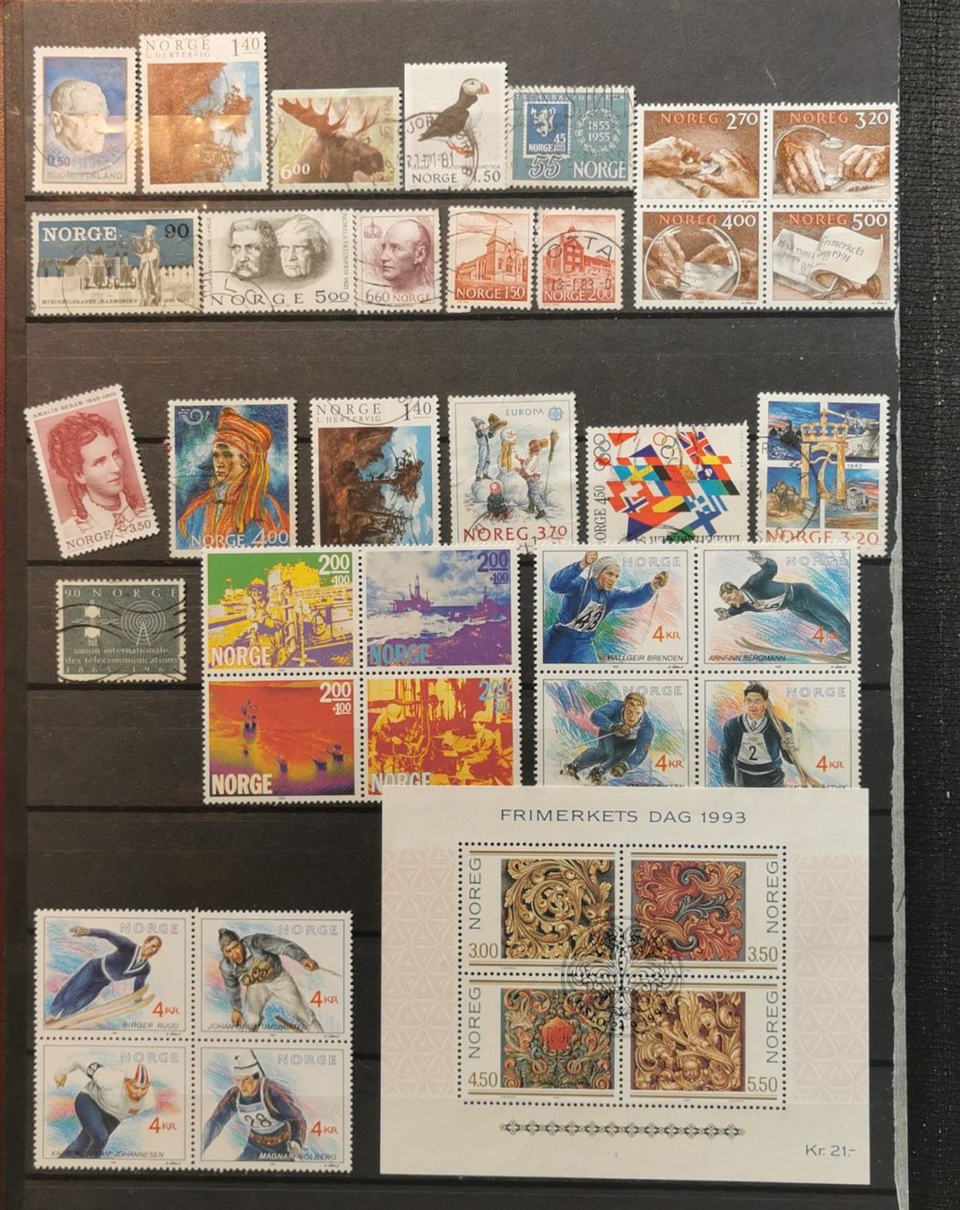 Alle Briefmarken: Norwegen – Gebraucht aus Aadorf von Chnorli-Furz 3
