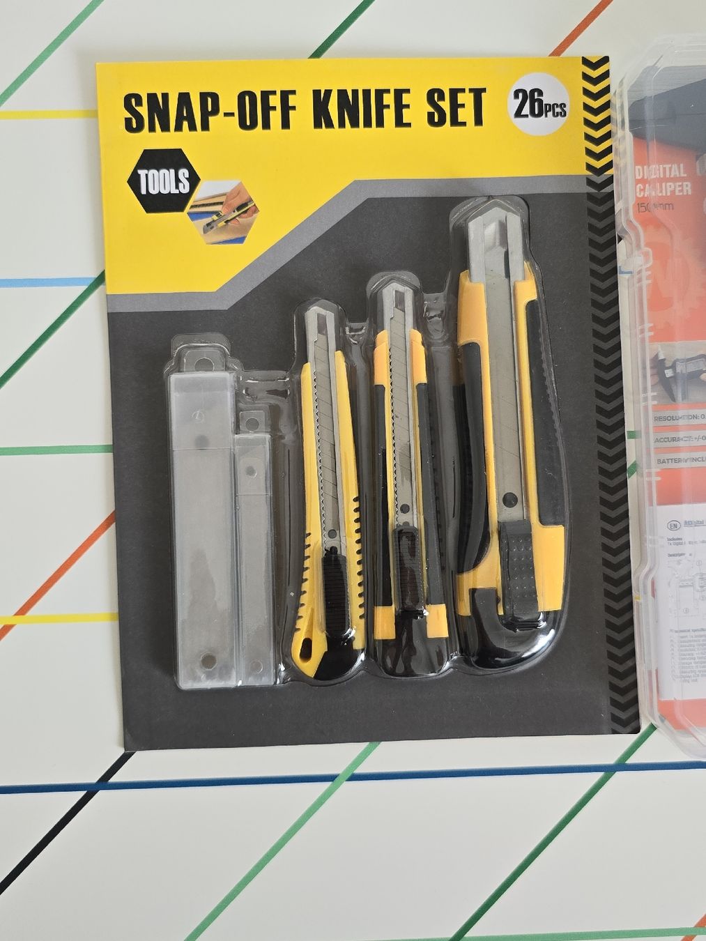 Tous les outils: Werkmann Tools Set: Caliper, Tape Measure, Knives, Level – Neuf avec emballage d'origine à Zürich par dev_5brj 1