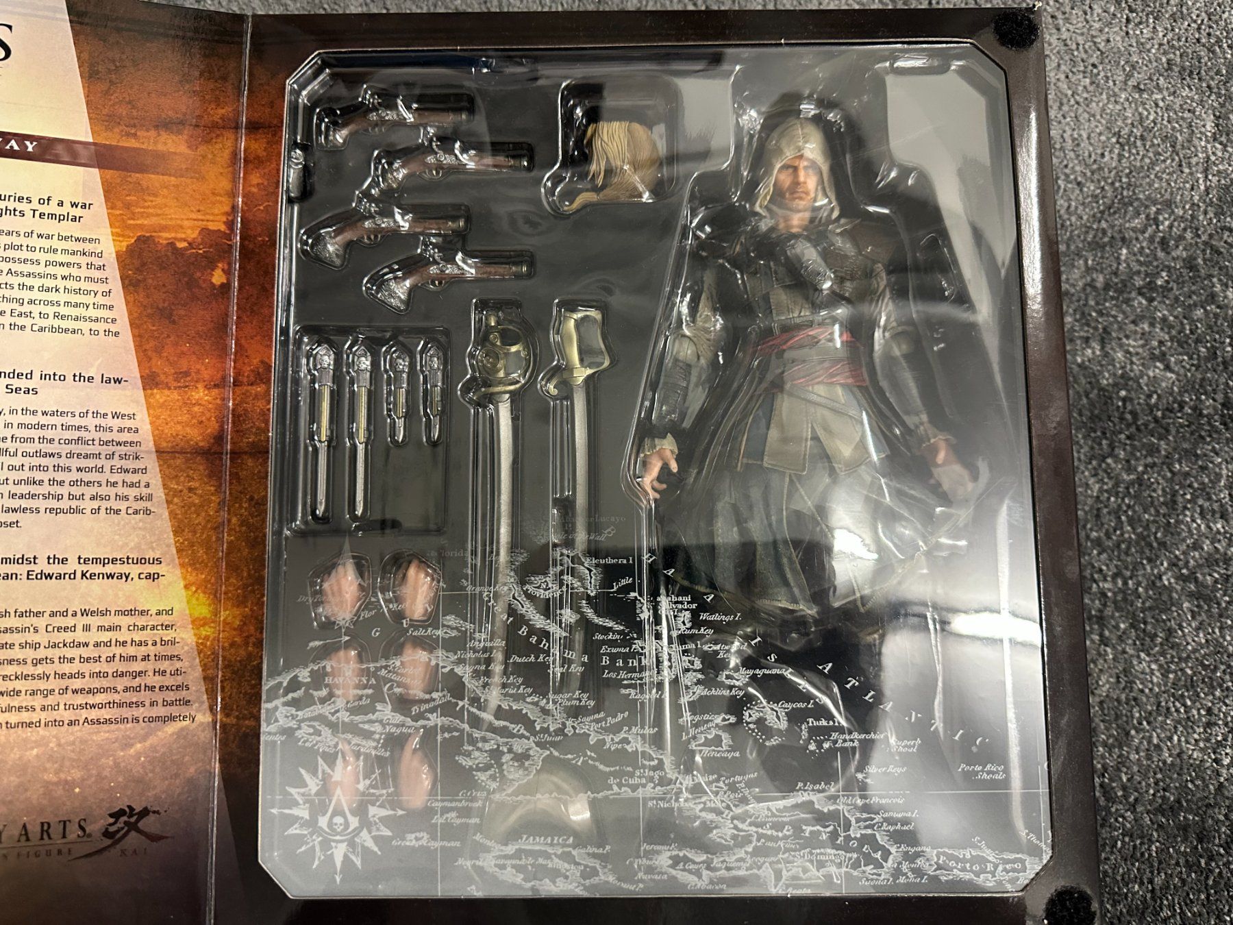 Statuette: Assassin's creed Black Flag Play Arts Figur – Nuovo e nell'imballaggio originale da Menziken venduto da DerFloh 1