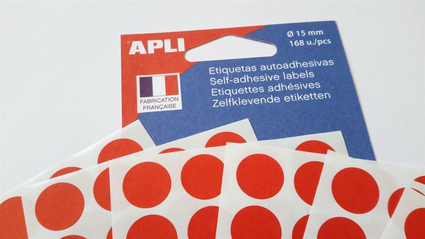 Sticker: Markierungspunkte, rot, 15mm, 168 Stück – Nuovo e nell'imballaggio originale da St. Gallen venduto da cointec 5