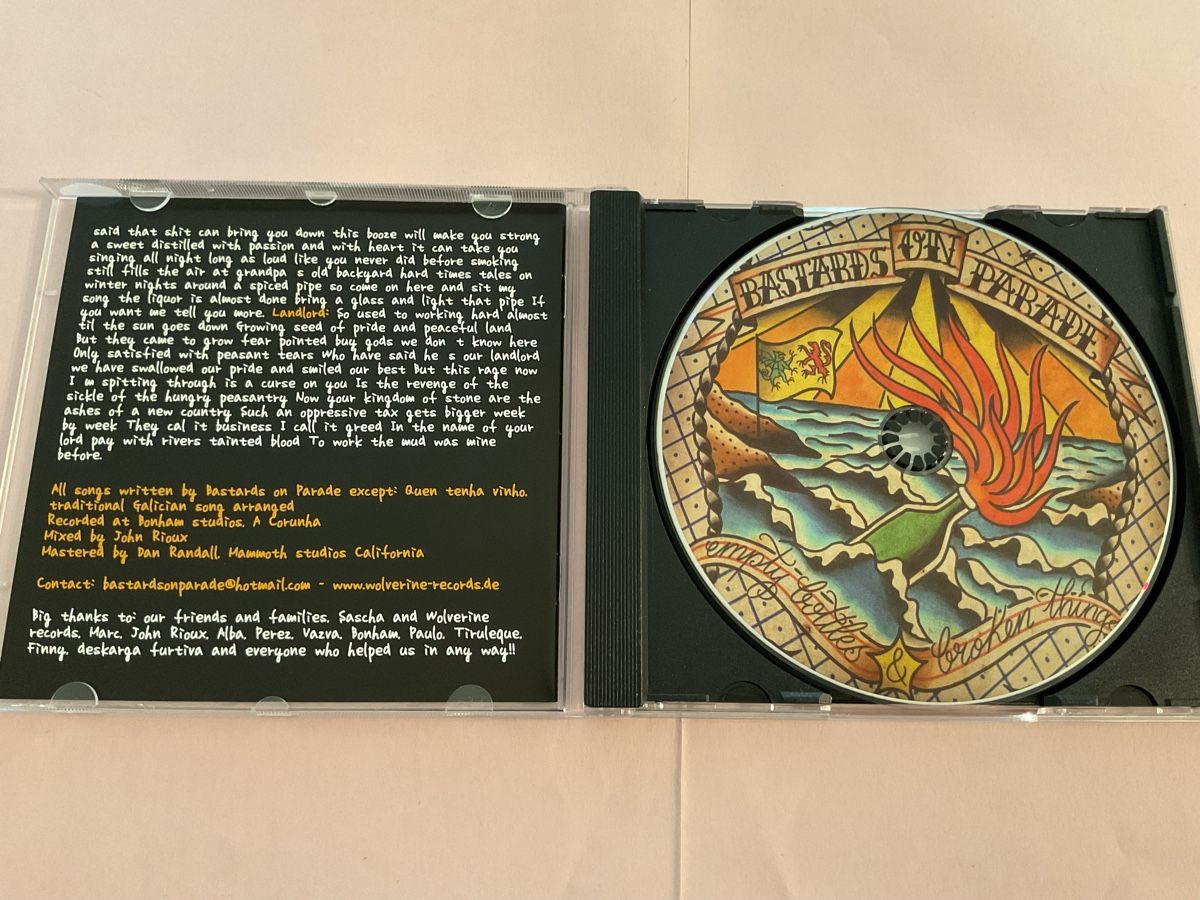 CDs: CD: Bastards on Parade - Empty Bottles, Broken Things!2013 – D'occasion à Steinach par Quarkie 1