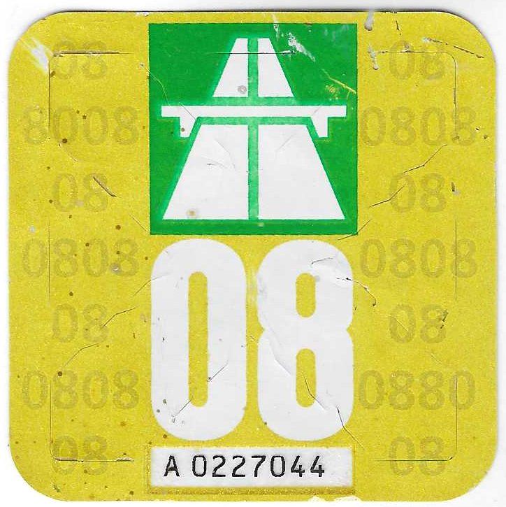 Vignettes Autoroutières: Vignette 2008, gebrauchte Autobahnvignette 08 – D'occasion à Bülach par gmstart