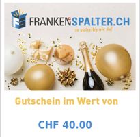 40.- CHF Gutschein von Frankenspalter.ch