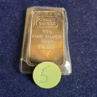 Silberbarren Credit Suisse 50g 999.0 Feinsilber 
