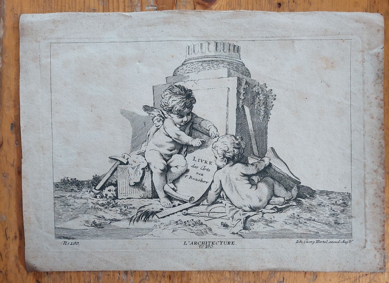 Grafica & Litografie: 6 schöne alte Steindrucke, F. Boucher – Usato da Zürich venduto da Cortin 2