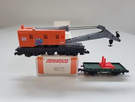 Arnold 4650 Kranwagen mit Schutzwagen / Bw 371