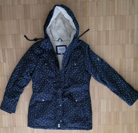 Winterjacke mit Pünktchen, Grösse XL