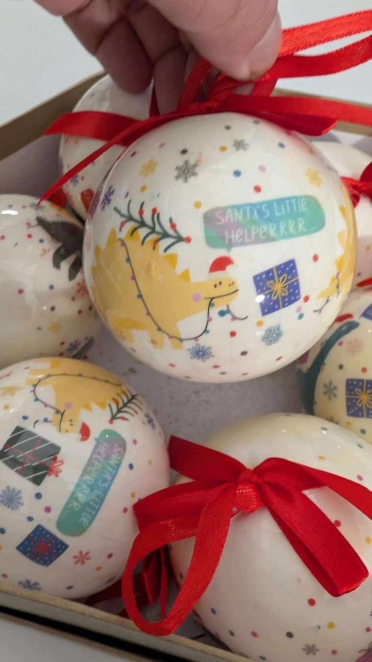 Tutte le decorazioni: Dinosaurier Weihnachtskugeln Set à 7 Stück – Usato da Baar venduto da Arthur_Fooksayk 1