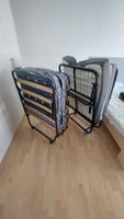 Klappbett mit Matratze Metall, Holz guter Zustand