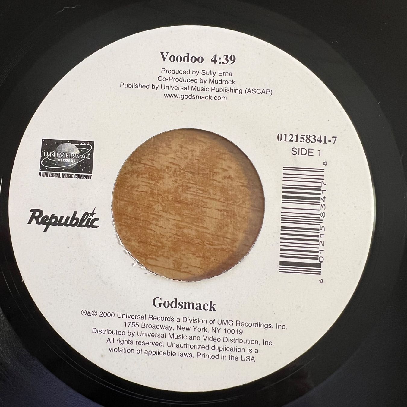 Dischi in vinile: Godsmack - Voodoo / 1. US-Press. 2000 - Very nice Copy – Usato da Gais venduto da soundcave57