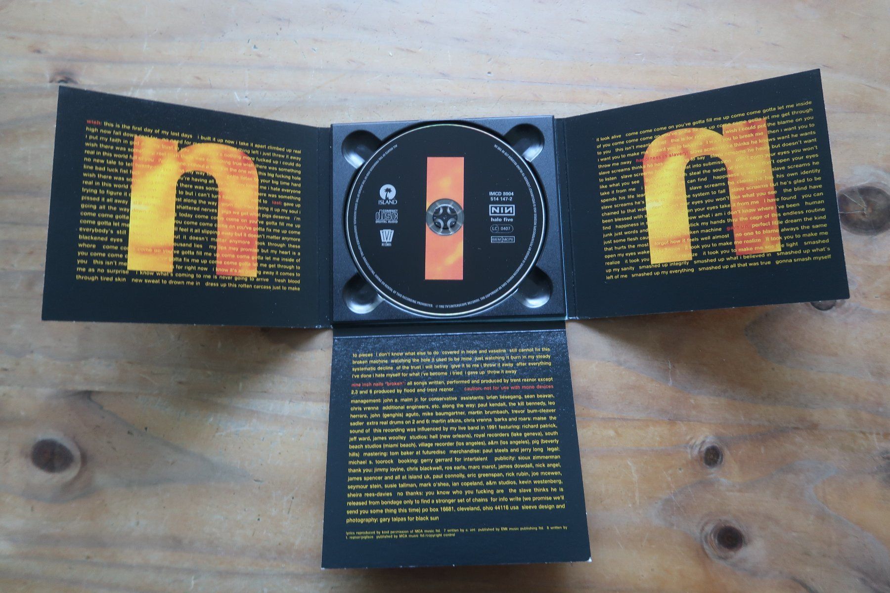 CD: NINE INCH NAILS - BROKEN  - CD – Usato da Basel venduto da Patiscat 2