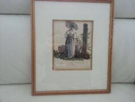 G. Engelmann,  Lithographie, Signiert