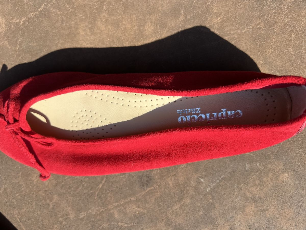Scarpe da donna: Ballerina rot, 34.5 Marke Capriccio – Usato da Wolfwil venduto da Poulet60 3