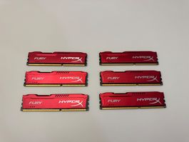 HyperX 6x4GB DDR3 1600MT/s DIMM