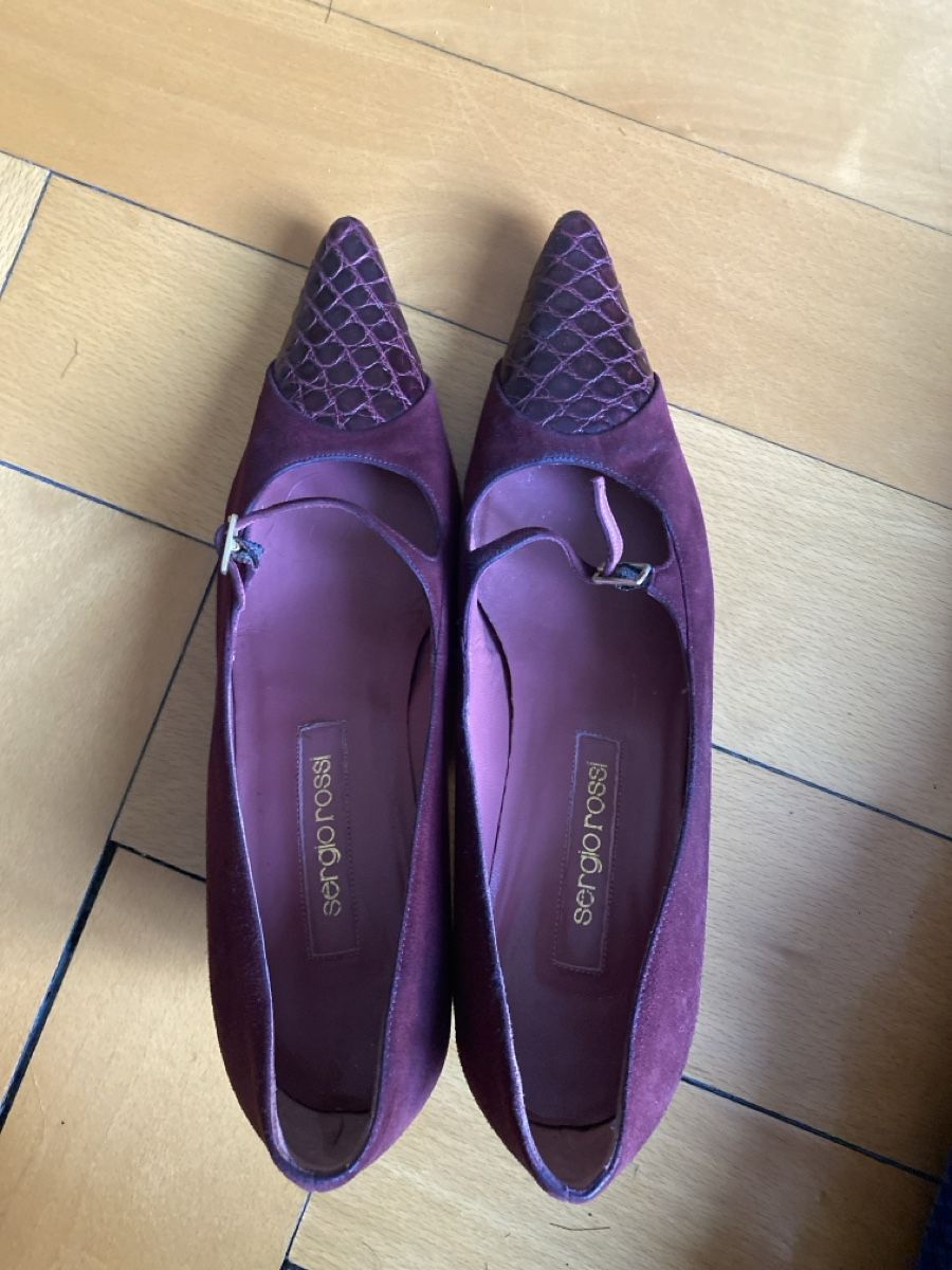 Sergio Rossi Scarpe da donna: Chaussures sergio rossi daim bordeaux 36 et 1/2 – Usato da Küssnacht am Rigi venduto da CALIFRASQUI