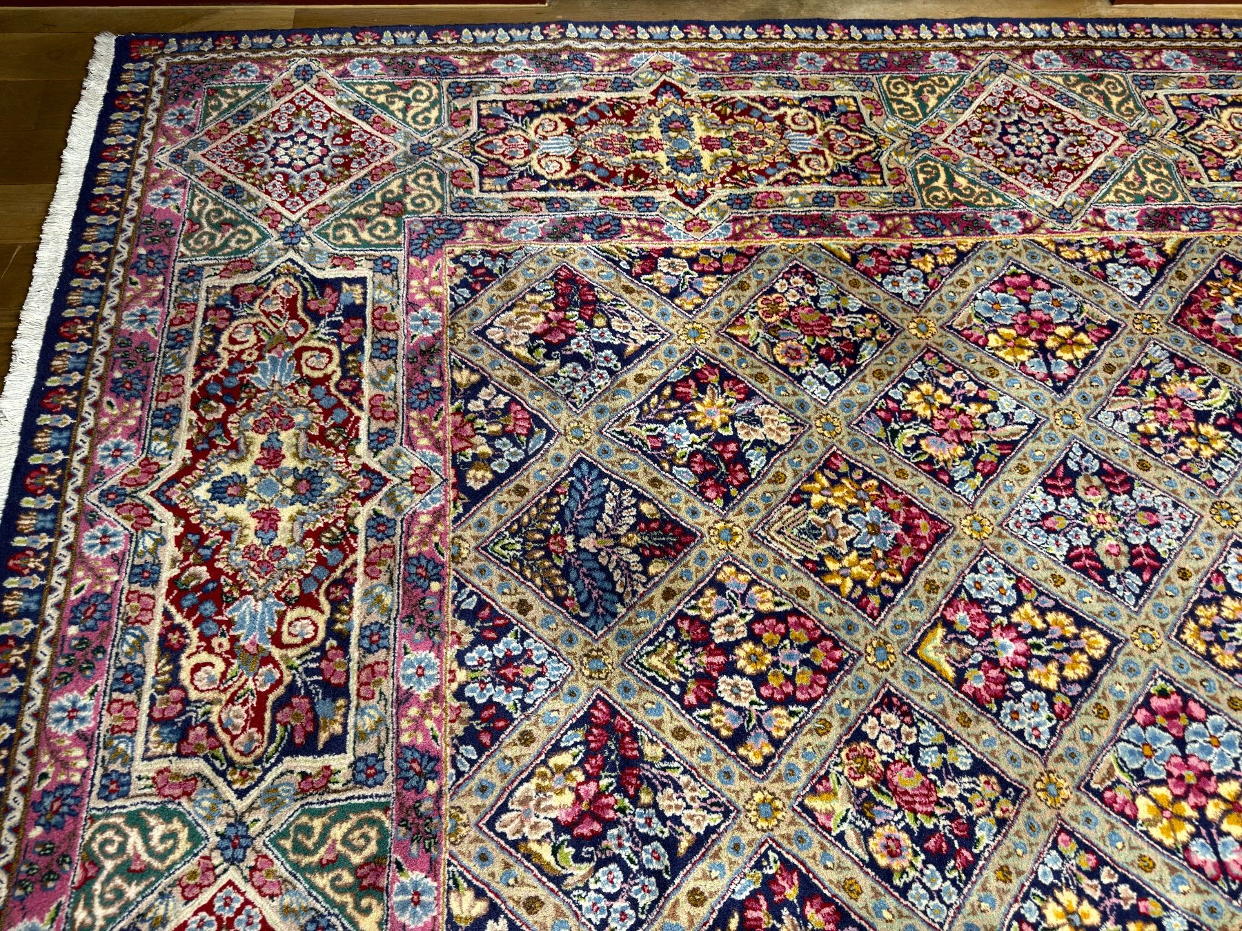 Tappeti: 3,5 x 3,1 m Kirman Perserteppich - fast quadratisch – Usato da Bennau venduto da Mayer_Carpets 6